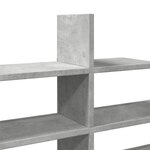 vidaXL Étagère murale gris béton 124 5x18x60 5 cm bois d'ingénierie
