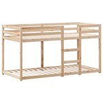 vidaXL Lit superposé sans matelas 80x200 cm bois de pin massif