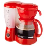 Bestron cafetière rouge 800 w acm6081r