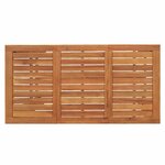 vidaXL Ensemble de bar de jardin 7 Pièces marron bois massif acacia rotin