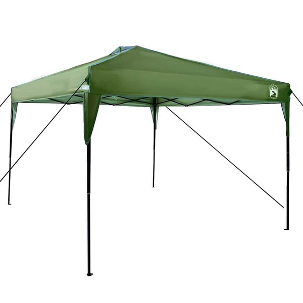 vidaXL Tente à auvent pop-up Vert 300 x 300 cm tissu