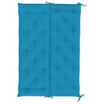 vidaXL Coussin de banc de jardin bleu clair tissu oxford