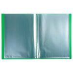 Protège-documents En Polypropylène 5/10e Opak Pochettes Cristal 120 Vues - A4 - Vert Clair - Exacompta