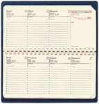Agenda Planital Couv Plast Grainée noir 8 8 x 17 cm Quovadis