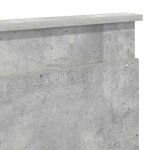 vidaXL Tête de lit Gris béton 180 cm Bois d'ingénierie