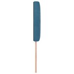 vidaXL Tête de lit LED capitonnée à bouton en cristal bleu foncé 90 cm en velours