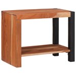 vidaXL Bibliothèque 50 x 30 x 40 cm Bois d'Acacia Massif