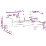 vidaXL Ensemble de Canapés avec coussin 2 Pièces Noir Polyester