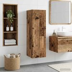 vidaXL Cabinet de Salle de Bain Mural Bois ancien 33 x 34 5 x 100 cm