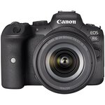 Canon eos r6 + rf 24-105mm f4-7.1 is stm milc 20 1 mp cmos 5472 x 3648 pixels noir