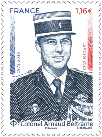 Colonel Arnaud Beltrame (1973-2018) - Lettre verte