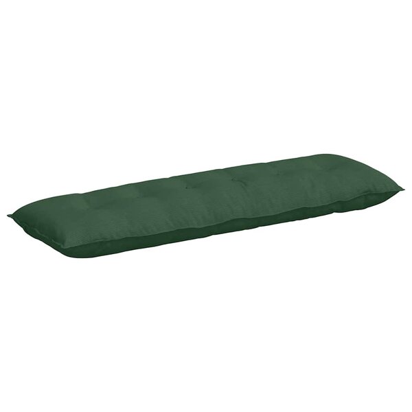 vidaXL Coussin de Dos Vert Jungle 160 x 50 cm Tissu en velours côtelé