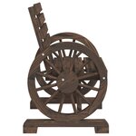 vidaXL Chaises de jardin lot de 2 58x58x78 5 cm bois de sapin massif