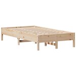 vidaXL Cadre de lit sans matelas 75x190 cm bois de pin massif