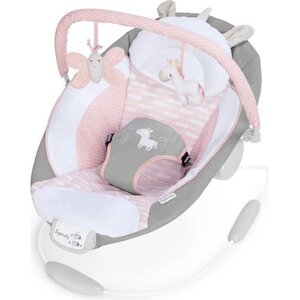 Transat bébé Flora avec vibrations et mélodies rose