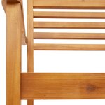 vidaXL Chaises de jardin lot de 8 59x55x85 bois massif d'acacia