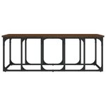 vidaXL Table basse chêne marron 100x50x35 5 cm bois d'ingénierie