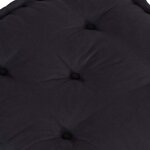 vidaXL Coussin 2 Pièces Anthracite 70 x 70 x 36 cm Polyester