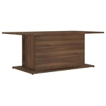 vidaXL Table basse chêne marron 102x55 5x40 cm bois d'ingénierie