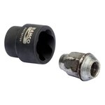 Bahco jeu de douilles de torsion 17/19/21/22/24 mm bwtsp6