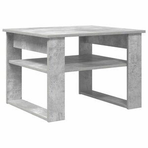 vidaXL Table basse Gris béton 64 x 54 x 44 cm Bois d'ingénierie