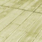 vidaXL Panneaux de terrasse 32 Pièces 4 64 m² 1 m Pin massif imprégné