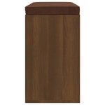 vidaXL Banc à chaussures Chêne marron 103x30x48 cm Bois d'ingénierie