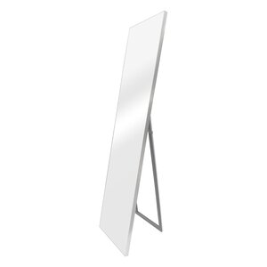 Miroir sur pied psyché inclinable 150 x 35 cm argenté 03_0007967