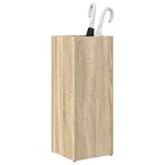 vidaXL Porte-parapluie avec stockage Chêne Sonoma 25 x 24 5 x 64 cm
