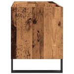 vidaXL Armoire à disques vieux bois 84 5x38x48 cm bois d'ingénierie