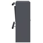 vidaXL boîte aux lettres Anthracite 30 x 23 x 55 cm Acier