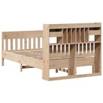 vidaXL Cadre de lit sans matelas 135x190 cm bois de pin massif