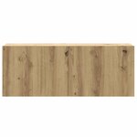 vidaXL Ensemble de meuble TV mural 2 Pièces chêne artisanal