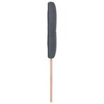 vidaXL Tête de lit avec des lumières à LED Réglable Gris 90 cm Velours