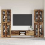 vidaXL Ensemble meuble TV FLORIN Bois ancien Bois d'ingénierie