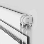 vidaXL Store zèbre blanc 110x230 cm largeur du tissu 105 9cm polyester