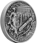 Pièce de monnaie en Argent 10 Dollars g 62.2 (2 oz) Millésime 2020 Mythology Objects ARTEMIS