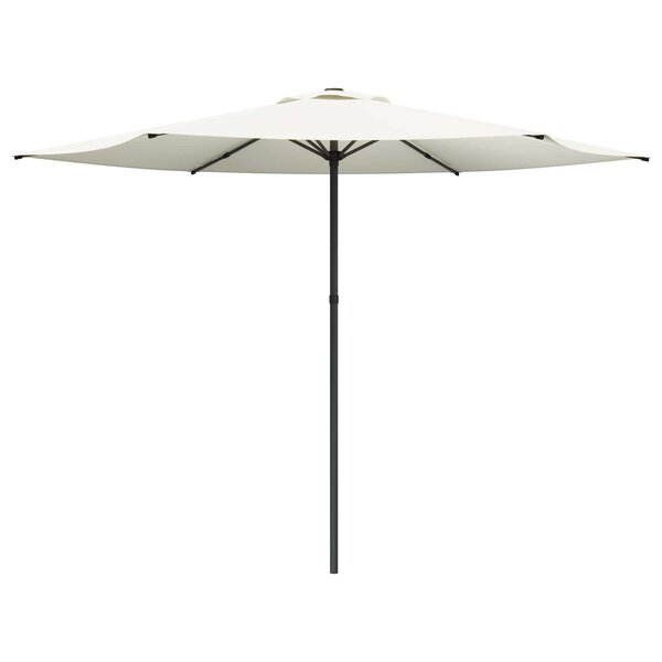 vidaXL Parasol de jardin 300 x 300 cm Polyester Rectangulaire Crème