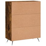 vidaXL Buffet chêne fumé 69 5x34x90 cm bois d'ingénierie