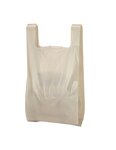 (lot  de 200) sac bretelle 50 µ liassé blanc
