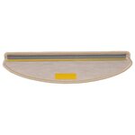 vidaXL Tapis d'escalier autocollants 30 Pièces 65x21x4 cm beige clair