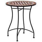 vidaXL Mobilier de bistro 3 Pièces mosaïque Carreau céramique Terre cuite