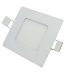 Spot led encastrable carré 3w 120° - blanc neutre 4000k - 5500k - silamp