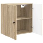 vidaXL Armoire Murale 59 x 31 x 60 cm Bois d'ingénierie Chêne Sonoma