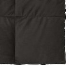 vidaXL Duvet d'été simple Matelassé Anthracite 135 x 200 cm Microfibre