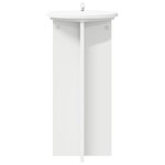 vidaXL Support de Plante 2 pièces Blanc Ø29 5 x 60 cm