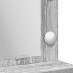 vidaXL Coiffeuse Sonoma gris 79 x 41 x 135 cm Bois d'ingénierie