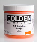 Peinture Acrylic HB Golden VIII 473ml Orange Cadmium