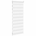 vidaXL Store zèbre blanc 60x100 cm largeur du tissu 55 9 cm polyester