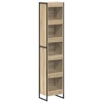 vidaXL Bibliothèque Sonoma 80 x 30 x 155 cm Bois d'ingénierie